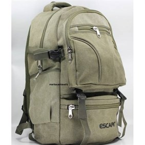 Escape 501 Canvas Kumaş Hafif Dağcı Sırt Çantası Bej