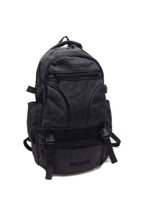 Escape 501 Canvas Kumaş Hafif Dağcı Sırt Çantası Siyah