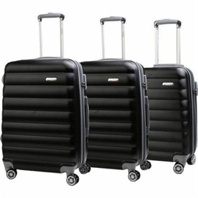 Escape Kırılmaz ABS İthal 3lü Valiz Seti 360C Dönen 4 Tekerlekli