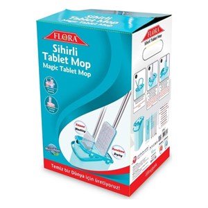 Flora Sihirli Tablet Mop Kova Seti Yeni Nesil Temizlik