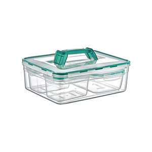 Fresh Box Kombi Set 6lı Dikdörtgen Kulplu Saklama Kabı Setİ