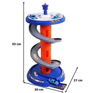 Garage Playset Otopark Oyun Seti Döner Platformlu Garaj Seti