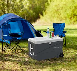 IcePeak CoolCraft 80 Tekerlekli Buzluk 75.2 Litre Füme