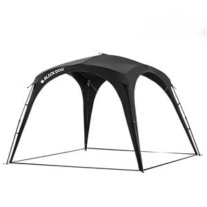 Instant Pavilion Gazebo 300x300x215cm Siyah Plaj Bahçe Tentesi Açık Çadır