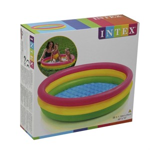 İntex 3 Boğumlu Sunset Havuz Şişme Tabanlı Havuz 114X25 Cm