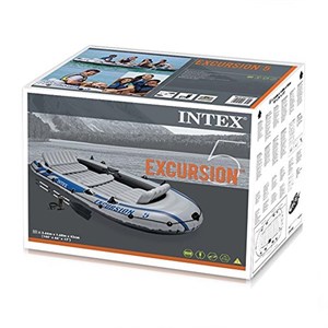 Intex 68325 Model Excursion 5 Kişilik Şişme Bot + Pompa + Kürek