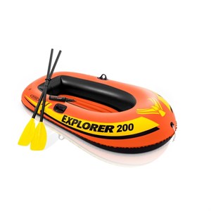 İntex Explorer Bot Set 200 (95Kg.) 185x94x41 cm. (Kürek Pompa)