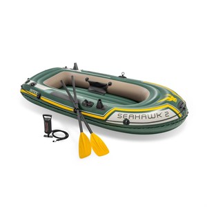 İntex Seahawk 2 Şişme Bot Set 240Kg 236x114x41 cm. (Kürek Ve Pompa)