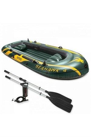 Intex Seahawk 4 Şişme Bot Set 68351(351x145x48cm)