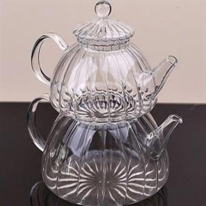 Isıya Ateşe Dayanıklı Cam Çaydanlık Borosilikat Cam Çaydanlık