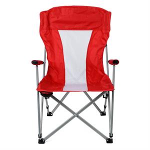 Katlanır Kamp Sandalyesi Sehpalı Fileli 120 Kg Kapasite Kırmızı