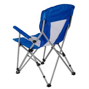 Katlanır Kamp Sandalyesi Sehpalı Fileli 120 Kg Kapasite Mavi