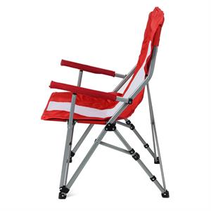 Katlanır Kamp Sandalyesi Sehpalı Fileli 120 Kg Kapasite Kırmızı