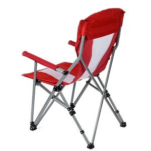 Katlanır Kamp Sandalyesi Sehpalı Fileli 120 Kg Kapasite Kırmızı