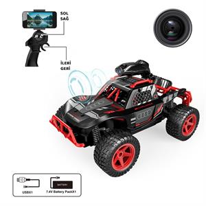 Kumandalı Şarjlı Kameralı Off Road Araba Full Fonksiyon Kumandalı Araba