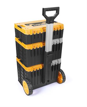 Master Case Tekerlekli 3lü Set Büyük Tekerlekli Teknisyen Takım Çantası S-M-L