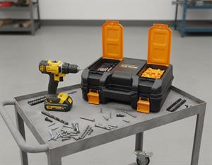 Maxi Çok Amaçlı Takım Çantası Plastik Kilitli Matkap Alet Taşıma Çantası