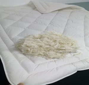 Merinos Kuzu Yünü Çift kişilik Akfil Yorgan 195x215 Cm