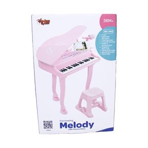 Mikrofonlu 37 Tuşlu Mp3 Çalar Pembe Piyano