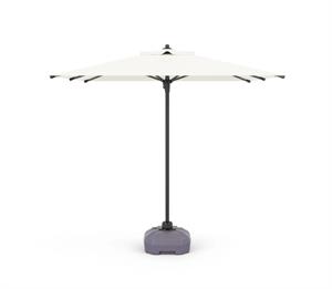 Mini Pro Push-up Sistemli Şemsiye 210x210 Bahçe Balkon Plaj Şemsiyesi Beyaz