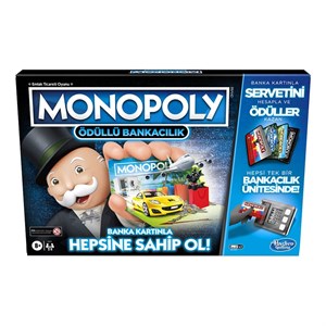 Monopoly Ödüllü Bankacılık Hasbro Gaming +8 yaş