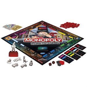 Monopoly Şanslı Kaybedenler Hasbro Gaming +8 Yaş