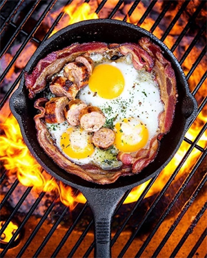 Nurgaz 8 İnç Döküm Tava