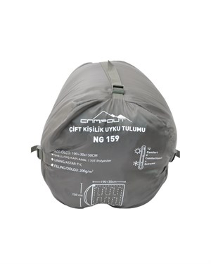 Nurgaz Campout Çift Kişilik Uyku Tulumu