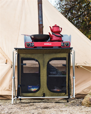 Nurgaz Campout Çok Amaçlı Kamp Mutfağı Dolap Mutfak Sehpası