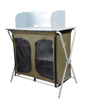 Nurgaz Campout Çok Amaçlı Kamp Mutfağı Dolap Mutfak Sehpası