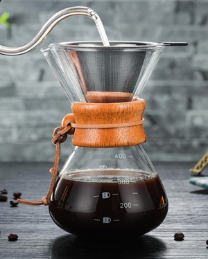 Nurgaz Compout Filtre Kahve Değirmen Demlik 3lü Set