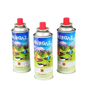 Nurgaz Portatif Kamp Sobası NG 506 ve 3 Adet 220 gr Kartuş