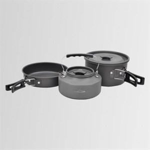 Nurgaz Üçü Bir Arada Tencere Tava Çaydanlık Set