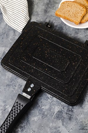 Ocak Üstü Tost Makinesi İç Dış Granit Kamp Tost Makinesi