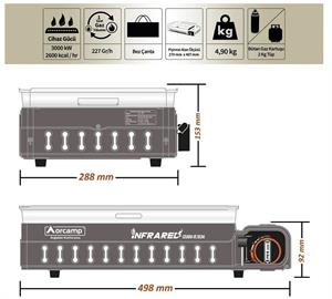 Orcamp Dumansız Izgara Ocak