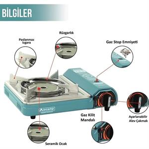 Orcamp Seramik Pro Portatif Ocak