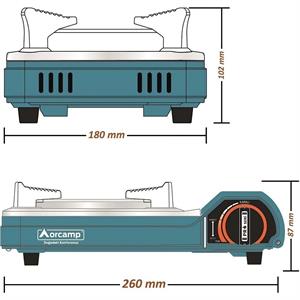 Orcamp Seramik Pro Portatif Ocak