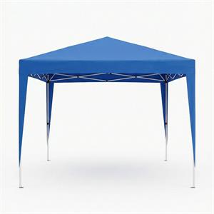 Otomatik Gazebo Çardak 300 X 300 Cm Tente Teras Bahçe Kamelyası Gölgelik Mavi