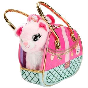 Oyuncak Çantalı Peluş Kedi Seyehat ve Oyun Arkadaşı