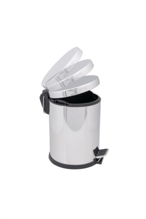 Palex Krom Pedallı Çöp Kovası 12 Lt