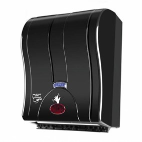 Palex Prestij Otomatik Havlu Dispenseri 21 Cm Siyah