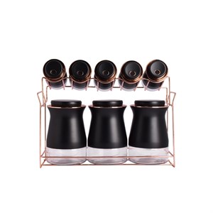 Perotti 11495 Caprice 8li Black Baharatlık Takımı 