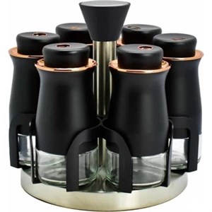 Perotti 11595 Caprice 6lı Döner Baharatlık Siyah