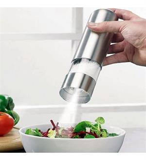 Pilli Otomatik Karabiber Tuzluk Değirmeni Otomatik Baharat Öğütücü