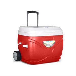 Pinnacle Prudence Tekerlekli Buzluk 66 Litre-kırmızı
