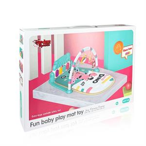 Piyanolu Dinazor Oyun Halısı Bebek Aktivite Ve Jimnastik Oyun  Alanı Mavi