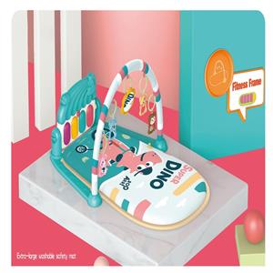 Piyanolu Dinazor Oyun Halısı Bebek Aktivite Ve Jimnastik Oyun  Alanı Mavi