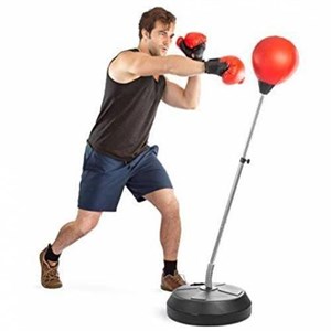 Punching Ball Yükseklik Ayarlı Eldiven Hediyeli Boks Antreman Seti