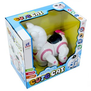 Sesli Işıklı Danseden Pilli Robot Kedi