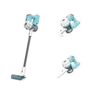 Sesli Vakumlu Dikey Elektrik Süpürgesi 3 in1 Çekme Özellikli Oyuncak Yeşil